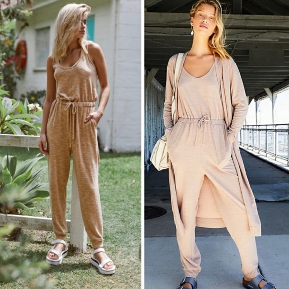 Free People XS Bi Coastal Native Land Jumpsuit Only - Picture 3 of 4